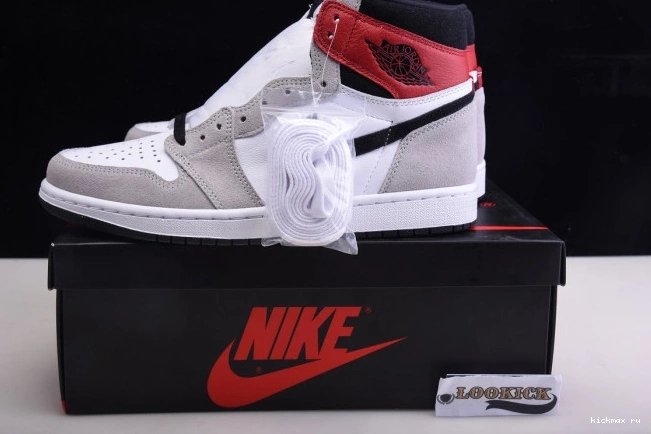 Cheap MAX OG Jordan 1 Smoke Light 555088-126 Grey High Air 0709